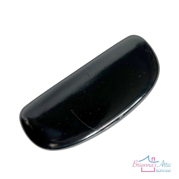 Roberto Cavealli Case Sunglasses Eye Glass Black Leather Hardshell Clamshell - Picture 5 of 7